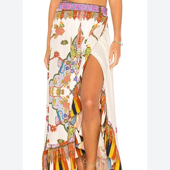 Free People Devansh Skirt in Kali Print Small - Picture 2 of 10